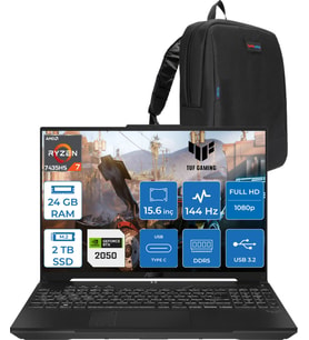 Asus Tuf Gaming A15 FA506NFR Amd Ryzen 7 7435HS 24 GB Ddr5 2tb SSD RTX2050 4 GB 15.6" Fhd IPS 144HZ Freedos Taşınabilir Bilgisayar HN012F07 + Zetta Çanta