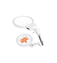 2x-6x130mm Led Büyüteç Hd Masaüstü Bakım Okuma Gözlükleri Katlanabilir Işık Büyüteç