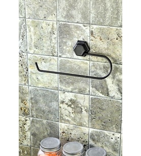 Metal Yapışkanlı Rulo Kağıt Havluluk Peçetelik Banyo Askısı Tutucu