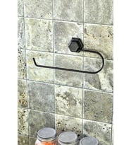 Metal Yapışkanlı Rulo Kağıt Havluluk Peçetelik Banyo Askısı Tutucu
