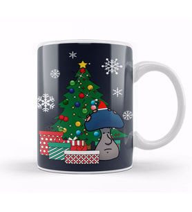 Mister Mushroom Around The Christmas Tree Hollow Knight Kupa Bardak Porselen