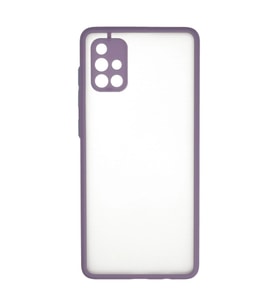 Northcity Samsung Galaxy A71 Kılıf Montreal Silikon Kapak - Mor