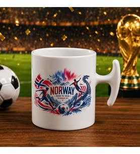 BK Gift Norveç Taraftar Temalı 2026 Dünya Kupası Tasarımlı Hammer Kupa Bardak