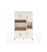 Hyperion Dolap 9 Raflı 6 Kapaklı 132x44x195 Aytaşı-Aytaşı/Çam