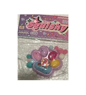 Kedi Patisi Taba Karışık Renk Jel Sukuşi - Squishy Oyuncak Pati Moj Moj