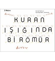 Kuran Işığında Bir Ömür banner Kurana Geçme Afiş 3 mt