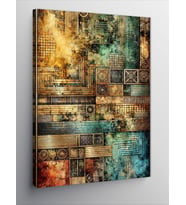 Kanvas Tablo Modern Soyut Geometrik Sanat
