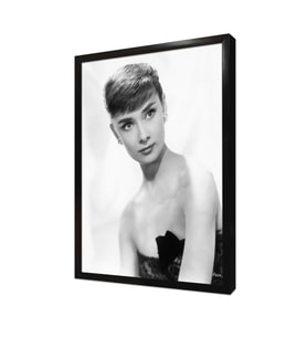 Audrey Hepburn Çerçeveli Mdf Tablo
