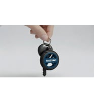 Suzuki Uyumlu Jant/Lastik Detaylı Motosiklet Anahtarlığı (Mavi)