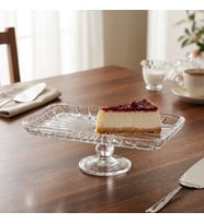 PAŞABAHÇE SERVİS TABAĞI AYAKLI ELEGANT DİKDÖRTGEN
