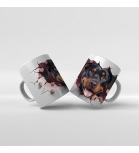 Baskılı Kupa Bardak Sevimli Köpekler - 20