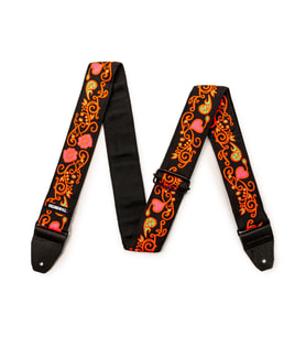 Jim Dunlop JH23 Jimi Hendrix Blacklight Monterey Orange Gitar Askısı
