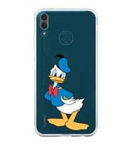 Huawei Y9 2019  Kamera korumalı Kapak Donald Duck Tasarımlı  Şeffaf Kılıf