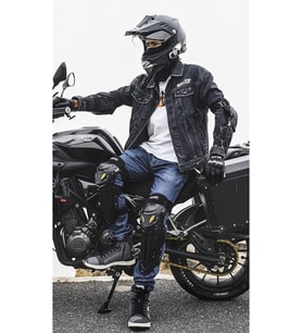 Motosiklet ve Bisiklet Lüx Dizlik CE Sertifikalı Koruma Mafsallı Motor Dizliği