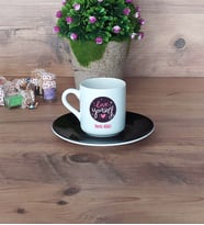 Love Yourself Türk Kahvesi Fincanı Siyah Motto