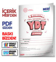 2026 ÖSYM YKS-YDT MEBİ OGM  Türkiye Geneli 5. Deneme  Büyük Boy Renkli BASKI ÜCRETİ