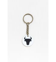 Boğa Burcu NFC Anahtarlık – Akıllı Temassız Bağlantı Özellikli Burç Anahtarlığı (3,5 cm)