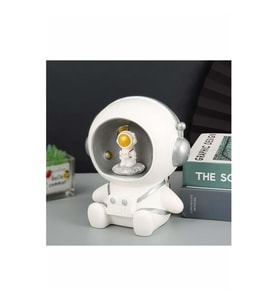 Polyester Masa Üstü Astronot Ledli Lamba
