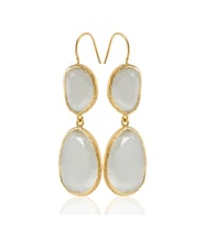 Kadir Jewellery 22 Ayar Altın Kaplama Kadın Sallantılı Küpe -El İşçiliği Ve Hipoalerjenik Küpe