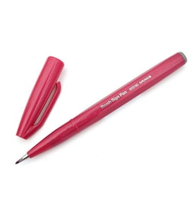 Pentel Brush Sign Pen BURGUNDY 