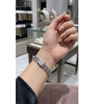 Xupıng Zirkon Taşlı Kilit Detaylı Bileklik