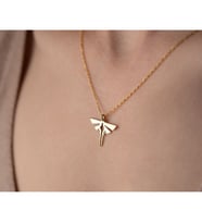 Gökdeniz 925 Gold Yusufçuk Model 925 Ayar Gümüş Kadın Kolye Özel Gün Hediyesi