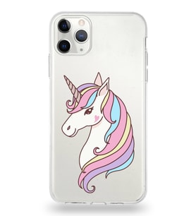 Apple iPhone 11 Pro Max Uyumlu Kapak Sevimli Karakterler Tasarımlı Şeffaf Silikon Kılıf