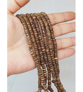 Hindistan Cevizi Kabuğu Ahşap Dizi Silindir Kesim 3*5mm (53062)