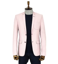 Dirsek Modelli Krem Slim Fit Ceket - Wessi (Bej)