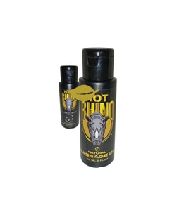 Hot Rhino Bay Bayan Seks Masaj Yağı 60 ml + Hot Rhino 60 ml Anal Vajinal Kaydırıcı Lubrikant Jel