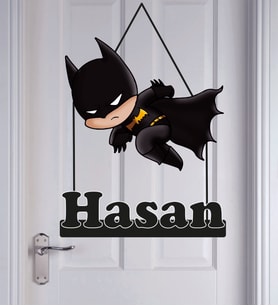 Gifties Batman Kişiye Özel Kapı Süsü (Karışık)