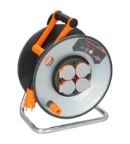 Brennenstuhl ProfessionalLINE SteelCore Serisi 5 Yıl Garantili IP44 Lisanslı Çelik Tambur Makaralı Kablo H07RN-F 3G2.5, 33 Metre Outlet