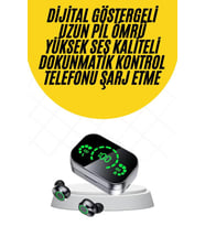 Çift Telefon Destekli Powerbankli Dijital Göstergeli