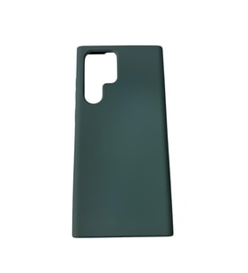 Galaxy S22 Ultra ile Uyumlu Cappy Silikon Kılıf Yeşil