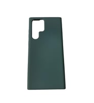 Galaxy S22 Ultra ile Uyumlu Cappy Silikon Kılıf Yeşil