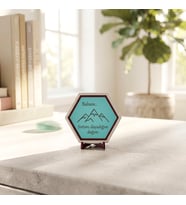 Özel Tasarım Babam Sırtımı Dayadığım Dağım Dekoratif Süs, Ofis Masaları İçin Karakterli, Estetik ve Butik Hediye 10x10 cm