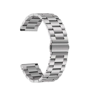 Samsung Galaxy Watch 42mm Uyumlu 20mm Kordon Metal Baklalı Tasarım Zore Band-04 Kayış