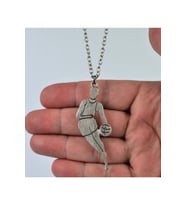 Basketbol Unisex Kolye (Gümüş)