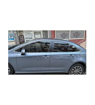 Toyota Corolla Krom Cam Çerçevesi  12 Parça (2018-2025 Modeller Arası) Paslanmaz Çelik Krom