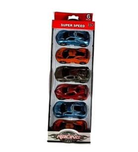 Racing Metal Yarış Arabaları Kutuda Oyuncak 6Lı
