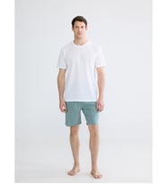LC WAIKIKI Yeşil Slim Fit Erkek Pijama Alt Şort