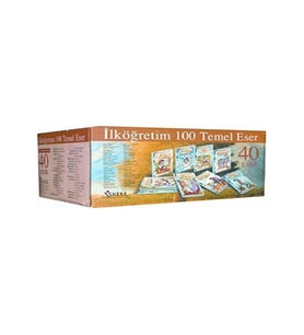 İlköğretim 100 Temel Eser (40 Kitap Kutulu) (Krem)