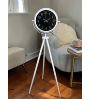 River World Ayaklı Saat Tripod Rengi Beyaz Royal Gold Rakamlı