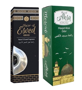2 li  Hacerül Esved Ve Mescidi Aksa Kokusu 400 Ml. (Siyah)