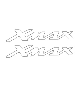 Yamaha Xmax Uyumlu Damla Yazı Beyaz 22X4 Cm Sticker