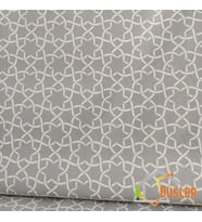Sade Desenli Su ve Leke İtici Panama Keteni Küçükçalık Premier Duck Kumaş Bezi 100x180 (Gri)