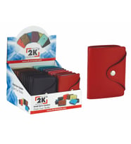 KREDİ KARTLIK 10 YAPRAKLI DİKEY 24'LÜ STAND 12 RENK 7,5X9,7 CM (Karışık)