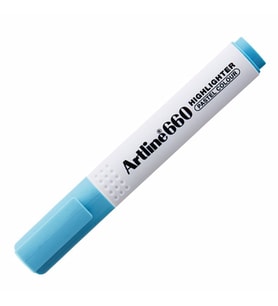 Artline 660 Fosforlu Kalem Pastel Mavi