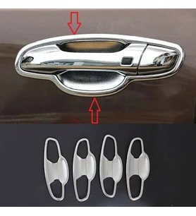 Kia Sportage Uyumlu 2015 Sonrası Dış Kapı Kolu İç Kaplama ABS Krom Parça