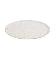 Porland Forest Yaldızlı Servis Tabağı 28cm (Beyaz)